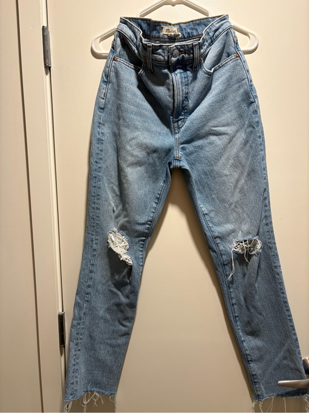 Madewell The Perfect Vintage Jean in Charnley Wash – Raw Hem Edition